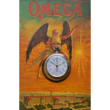Omega Cronógrafo De Bolso Em Prata 1900 Super Oferta 