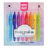 Boligrafo Kiut Rt 0.7 X 8 Colores Norma Color De La Tinta Surtidos Color Del Exterior Surtidos