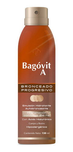 Bagovit A Bronceado Progresivo Emulsión Spray Continuo 150ml