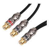 Cable En Y Devinal, Adaptador De Conector Hembra Rca A Conec