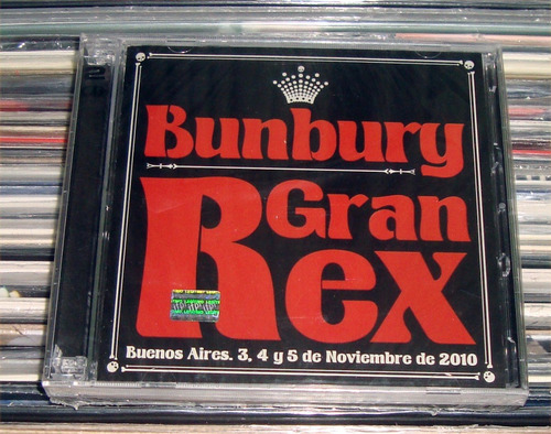 Bunbury Gran Rex Buenos Aires 2010 Doble Cd Sellado / Kktus