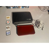 Nintendo 3ds Xl Roja Usadacargador Originalfunda4 Juegos