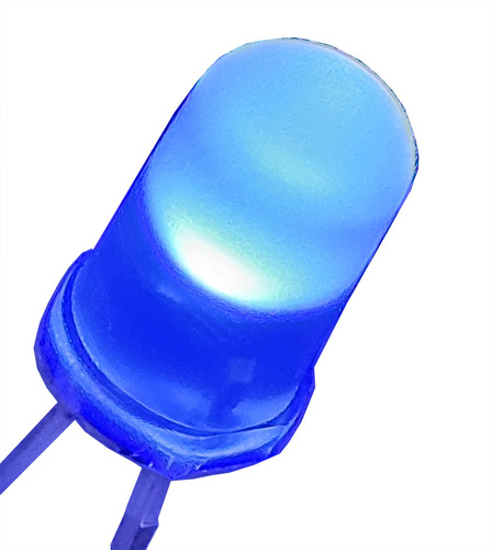 Led Azul Opaco 5mm (100 Piezas)