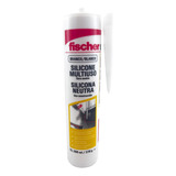 Silicona Sellador Neutra Multiuso Blanca 260 Ml Fischer