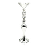 Candelabro Portavela Vidrio Elegante Moderno Alto Decorativo