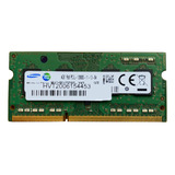 Memória Ram Color Verde 4gb Samsung 12800s Ddr3l Notebook