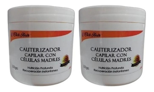 Cauterizador Capilar Celulas Madres X 250g Etick Hair 2 Unid