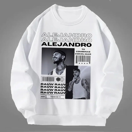 Sudadera Sweater Alejandro Rauw Rauw Todo De Ti Sin Gorro | Envío gratis