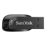 Sandisk Ultra Shift Pendrive Preto 3.0 256gb