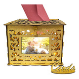 Caixa De Cartão De Casamento, Decorações Rústicas E Cordão P