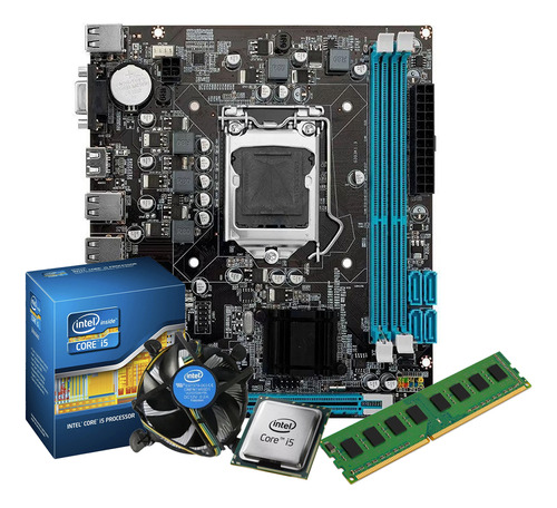 Kit Gamer Intel I5 4690 3.5 Ghz + Placa H81 + Cooler + 8 Gb