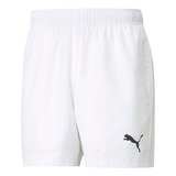 Short Puma Active Woven Shorts 5 Hombre-blanco