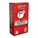 Grampas Sujeta Cable Para Cable Chato Tacsa N°10 X Caja