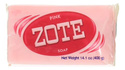 Jabón Zote Pink, Paquete De 3 Unidades, 400 Ml En Total, Par