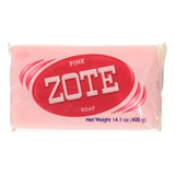 Jabón Zote Pink, Paquete De 3 Unidades, 400 Ml En Total, Par