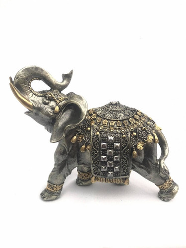 Figura Decorativa Elefante Hindu Mediano