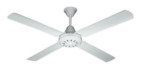 Ventilador De Techo Everest 4 Aspas Potenciado Blanco