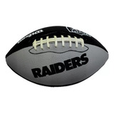 Balon De Futbol Americano Wilson Mini Logos Raiders Junior