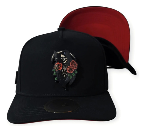 Gorra Santa Muerte Rosas Full Color Premium Arbcaps