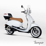 Beta Tempo 150 Deluxe Con Baul Y Parabrisas Scooter