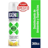 Desinfectante En Aerosol Igenix Vainilla 360cc | Comaac