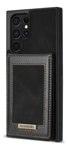 Funda De Piel Con Tarjetero For Samsung, Funda Vertical