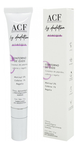 Acf By Dadatina Energía Crema Contorno Ojos Vegano Facial 6c