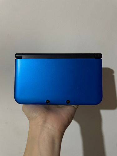 Nintendo 3ds Xl Azul Con Juegos Físicos, Cargador, Estuche