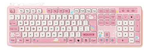 F Teclado Con Cable Para Niñas, Lindo Teclado Pintado