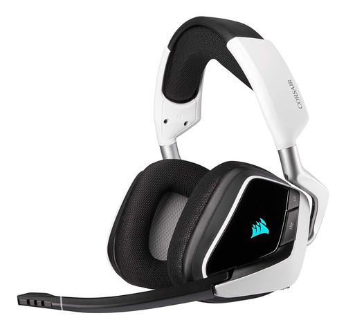 Audífonos Gamer Inalámbricos Corsair Void Rgb Elite Wireless Blanco Con Luz  Rgb Led