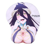 Overlord Albedo 3d Anime - Alfombrilla De Raton Con Reposam