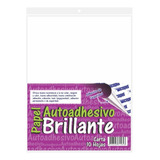 Papel Autoadhesivo Brillante Carta * 10 Hjs - 2 Und