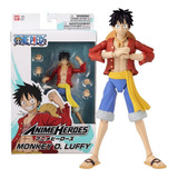 Figura Articulada Monkey D. Luffy Anime Heroes One Piece 