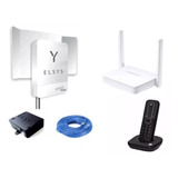 Kit Internet Rural Tel S/fio Amplimax 4g + Roteador +cabo30m