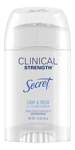 Desodorante Secret Smooth Solid Light And Fresh 45g