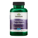 Picolinato De Cromo 200 Caps 200mcg Chromium Picolinate C16