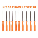 10 Chaves Torx T8 Com Furo Pra Abrir Ps5 Ps4 Ps3 Xbox
