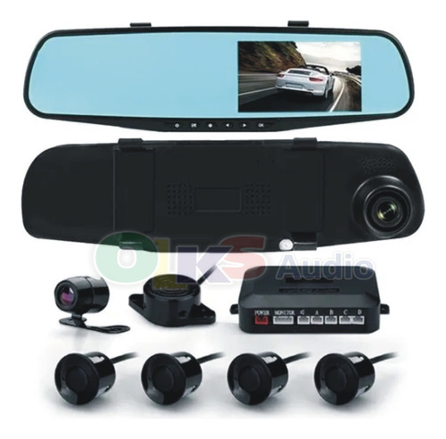 Espejo Retrovisor Extreme Ex-rt5dvr Dual Camara Dvr Sensores