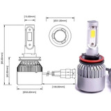 Kit Cree Led H11 S6 12/24v 6g Con Cooler + Par Led Posición