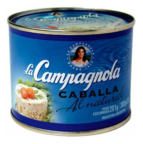 Pack X 12 Unid. Caballa  Natural 300 Gr Campagn. Pescaderia