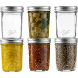 Ball Regular Mouth Mason Jar 8 Onzas [juego De 6] Tarros De 