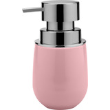 Dispenser Sabonete Liquido Cromado Rosa Marca Ou