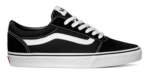 Tênis Vans Suede Canvas Ward Color Preto/branco - Adulto 39 Br