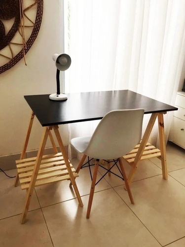 Cavalete Estrado Madeira Pinus Apoio Para Mesa Escritorio