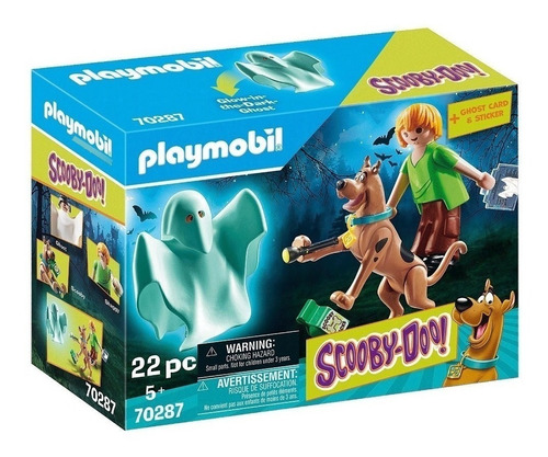 Playmobil Scooby Doo Shaggy C/ Fantasma Tv Pce 70287 Bigshop