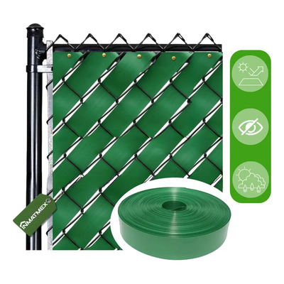 Cinta Plastica Rompe Vientos Malla Ciclonica Privacidad 10m2 Color Verde | MercadoLibre