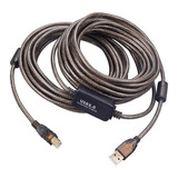 Cable Usb De Impresora De 15metros Activa Weepda