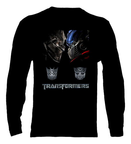 Polera Manga Larga Transformers - Ver 04 - Vale Gamess