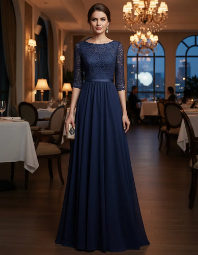 1 Vestido De Mujer Cintura Alta Noche | Envío gratis