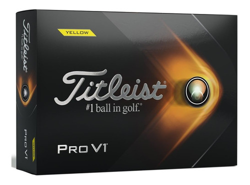 Pelota De Golf  Titleist Pro V1 Yellow Docena